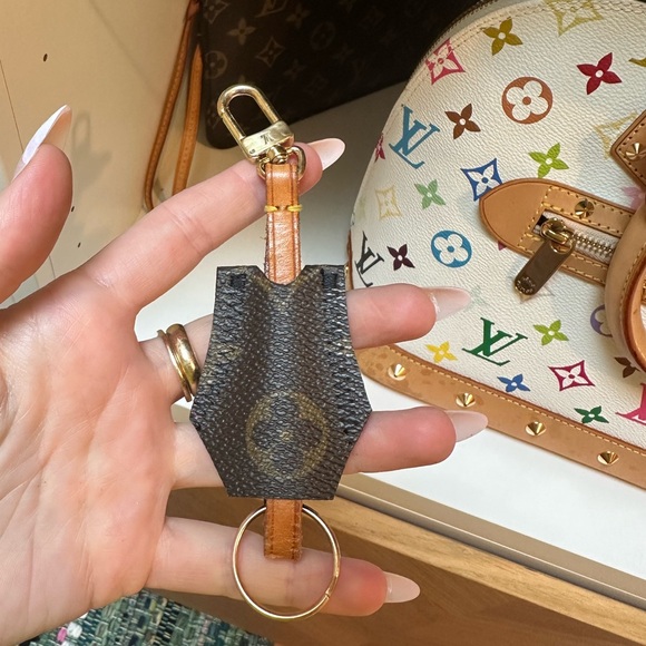 Louis Vuitton Accessories - Repurposed LV Clochette keychain